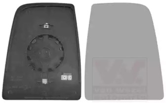 VAN WEZEL 1991838 -  Зеркальное стекло, наружное зеркало